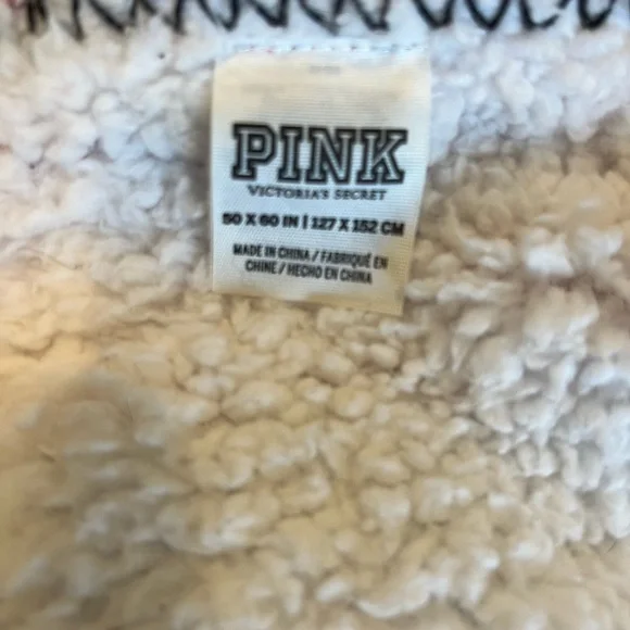 Pink from Victoria Secret blanket